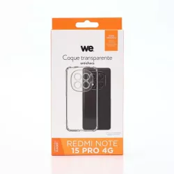 WE Coque de protection TPU XIAOMI REDMI NOTE 15 PRO 4G Transparent