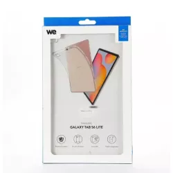 WE Coque de protection TPU SAMSUNG GALAXY TAB S6 LITE Transparent: Anti-chocs - ultra résistant - semi-rigide - apparence de…