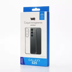 WE Coque de protection TPU SAMSUNG GALAXY S25 Transparent