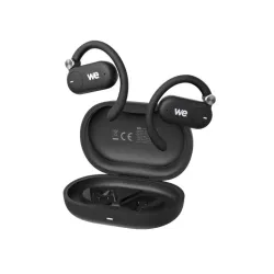Ecouteurs WE AERONE sans-fil open-ear, arceau réglable, micro intégré, BT V6.0, rechargeable, noir
