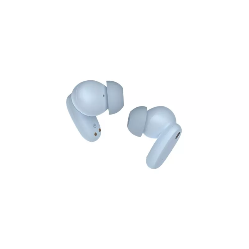 Ecouteurs CLAYRA sans-fil intra, coque transparente, indicateur de charge, ANC, BT V6.0, bleu