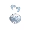 Ecouteurs CLAYRA sans-fil intra, coque transparente, indicateur de charge, ANC, BT V6.0, bleu
