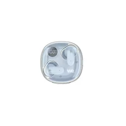 Ecouteurs CLAYRA sans-fil intra, coque transparente, indicateur de charge, ANC, BT V6.0, bleu
