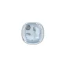 Ecouteurs CLAYRA sans-fil intra, coque transparente, indicateur de charge, ANC, BT V6.0, bleu