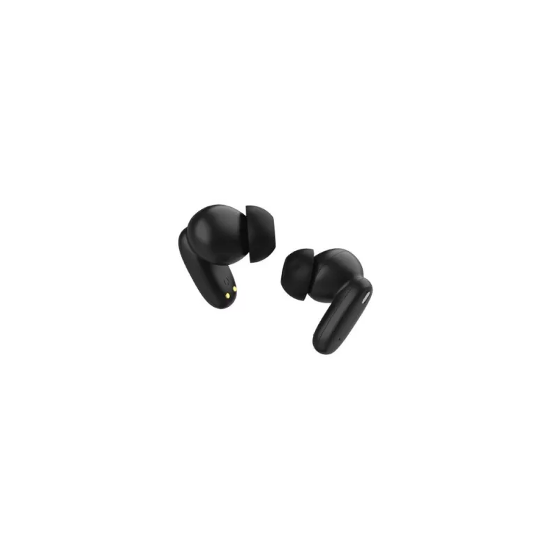 Ecouteurs CLAYRA sans-fil intra, coque transparente, indicateur de charge, ANC, BT V6.0, noir