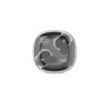 Ecouteurs CLAYRA sans-fil intra, coque transparente, indicateur de charge, ANC, BT V6.0, noir