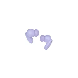 Ecouteurs CLAYRA sans-fil intra, coque transparente, indicateur de charge, ANC, BT V6.0, violet
