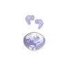 Ecouteurs CLAYRA sans-fil intra, coque transparente, indicateur de charge, ANC, BT V6.0, violet