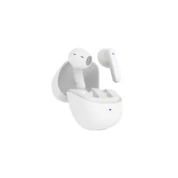 Ecouteurs sans fil FUZE - Bluetooth 5.4, batterie intégrée 30mAh + Boitier de recharge 300mAh, micro intégré, blanc