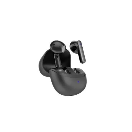 Ecouteurs sans fil FUZE - Bluetooth 5.4, batterie intégrée 30mAh + Boitier de recharge 300mAh, micro intégré, noir