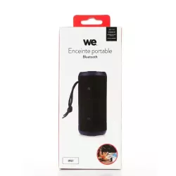 Enceinte BT RMS 10W*2 , lecteur de cartes Micro SD, Aux IN, batterie rechargeable de 4000mAh, autonomie de 9h, IPX 7 , jeu de…