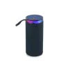Enceinte bluetooth 72W, lecteur de cartes micro SD, batterie rechargeable 1200mAh, jeu de lumière, dragonne, 80*80*176mm