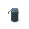 Enceinte bluetooth 36W, lecteur de cartes micro SD, batterie rechargeable 1200mAh, jeu de lumière, dragonne, 80*80*130mm