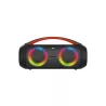 Enceinte de soirée BT RMS 26W , lect USB/Micro SD, Aux IN, Micro IN, Radio FM, 4500mAh, IPX5, jeu de lumière, poignée de…