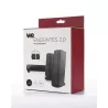 Enceinte PC WE 2.0 RMS 2 x 2.5W , transformable en barre de son, connection en USB, Jack stéréo 3.5 mm Interrupteur on/off