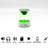 Pack d'enceinte BT 2pcs WE, 5W*2 BT 5,0, Lecteur de carte Micro SD Batterie 1000mAh/pc, Aux in TWS, effect LED, Blanc