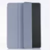 Etui folio WE pour tablette iPad 10.2 - Coloris violet/lila - Fonction support - Dos transparent - Support stylet - 7/8/9 GEN