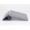 Etui folio WE pour tablette iPad 10.2 - Coloris violet/lila - Fonction support - Dos transparent - Support stylet - 7/8/9 GEN