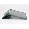 Etui folio WE pour tablette iPad 10.2 - Coloris vert sapin - Fonction support - Dos transparent - Support stylet - 7/8/9 GEN