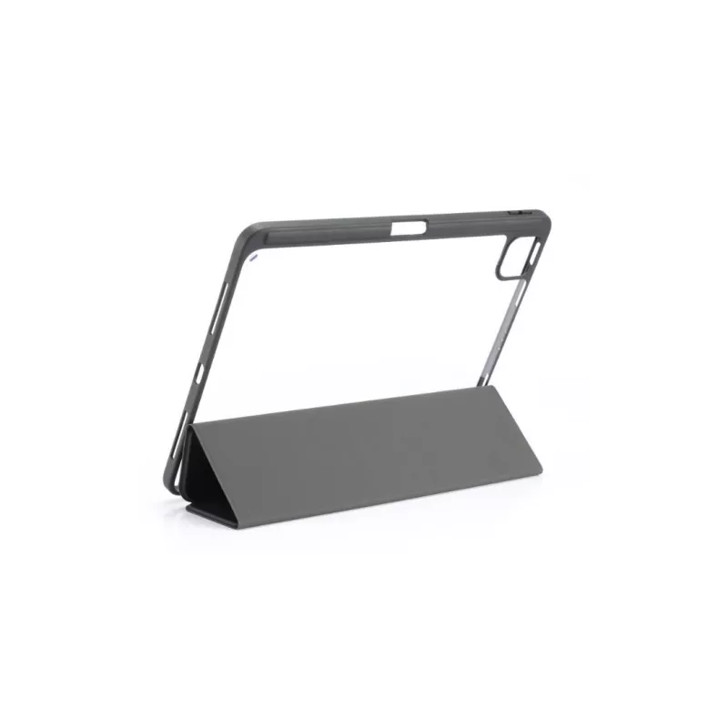 Etui folio WE pour tablette iPad AIR 11" 2024/2025/2026 - Coloris Noir - Fonction support - Dos transparent - Support stylet…