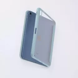 Etui folio WE pour tablette iPad 10.9" (iPad 10 2022 / iPad 11 2025 / iPad 12 2026) - Coloris Bleu - Fonction support - Dos…