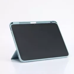 Etui folio WE pour tablette iPad 10.9" (iPad 10 2022 / iPad 11 2025 / iPad 12 2026) - Coloris Bleu - Fonction support - Dos…