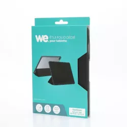 Etui folio WE pour tablette Samsung Galaxy Tab A9+ 2023/2025 // A11+ 11 2025 - Coloris noir - Fonction support - Dos…
