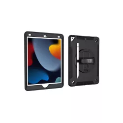 WE Etui antichocs pour iPad 10.2 (7/8/9th generation) avec poignée rotative, porte-stylet, protection écran, fonction support…