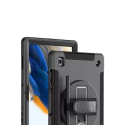 WE Etui antichocs pour Samsung Galaxy Tab A8 10.5 (2021) avec poignée rotative, porte-stylet, protection écran, fonction…