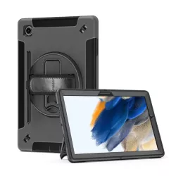 WE Etui antichocs pour Samsung Galaxy Tab A8 10.5 (2021) avec poignée rotative, porte-stylet, protection écran, fonction…