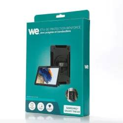 WE Etui antichocs pour Samsung Galaxy Tab A8 10.5 (2021) avec poignée rotative, porte-stylet, protection écran, fonction…
