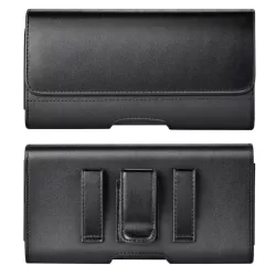 WE Etui de protection MAGNETIQUE UNIVERSEL L jusquà 5.5 - Avec attache ceinture