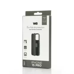 WE Etui folio FERMETURE AIMANTEE APPLE AIPHONE 15 PRO