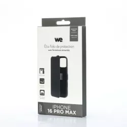 WE Etui folio AIMANTE APPLE IPHONE 16 PRO MAX Noir