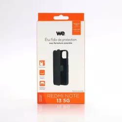 WE Etui folio FERMETURE AIMANTEE XIAOMI REDMI NOTE 13 5G