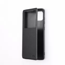 Folio avec fenêtre - Galaxy A40 Noir Accès caméra - Léger - Flexible