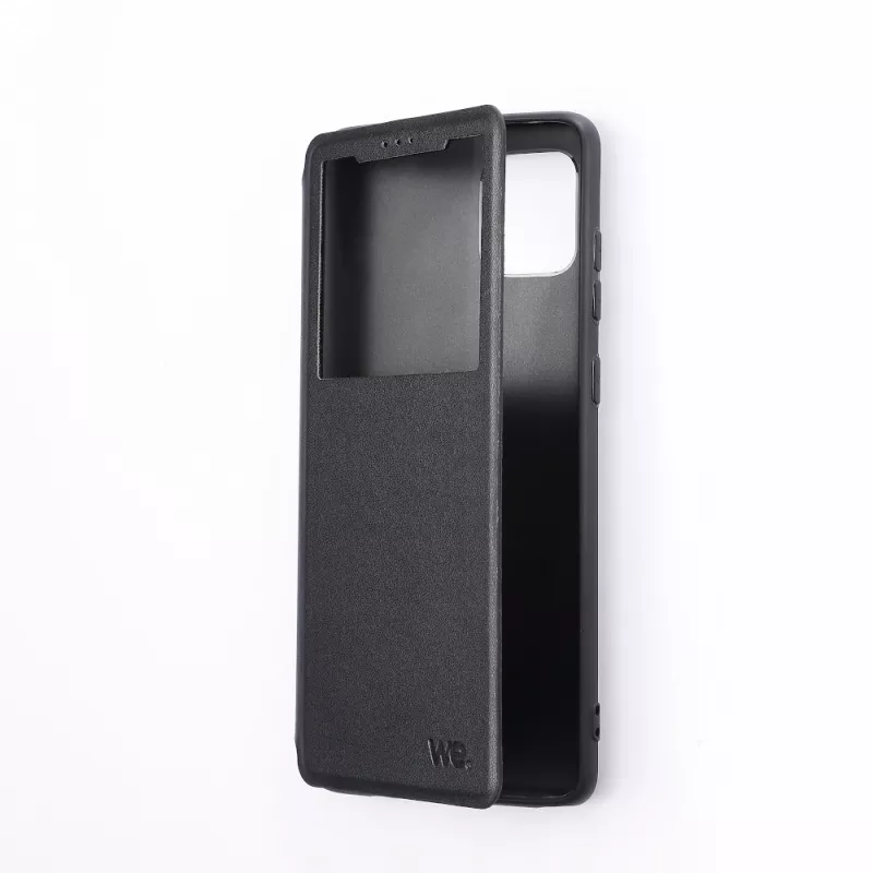 Folio avec fenêtre - Galaxy A40 Noir Accès caméra - Léger - Flexible