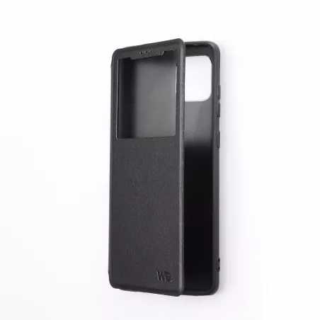 Folio avec fenêtre - Galaxy A40 Noir Accès caméra - Léger - Flexible