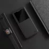 Folio avec fenêtre - Galaxy A40 Noir Accès caméra - Léger - Flexible