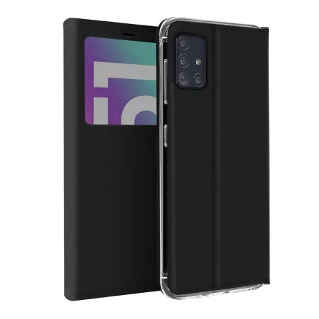 WE Etui folio CLASSIQUE SAMSUNG GALAXY A51 Noir