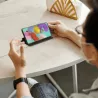 WE Etui folio CLASSIQUE SAMSUNG GALAXY A8 Noir - Avec fen2e