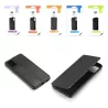WE Etui folio CLASSIQUE SAMSUNG GALAXY A8 Noir - Avec fen2e