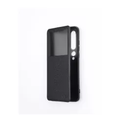 WE Etui folio CLASSIQUE XIAOMI MI 10 PRO Noir - Avec fenêtre
