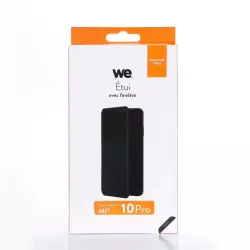 WE Etui folio CLASSIQUE XIAOMI MI 10 PRO Noir - Avec fenêtre