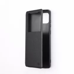WE Etui folio CLASSIQUE SAMSUNG GALAXY NOTE 10 LITE Noir - Avec fenêtre