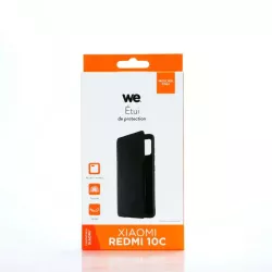 WE Etui folio CLASSIQUE XIAOMI REDMI 10C Noir