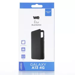 WE Etui folio CLASSIQUE SAMSUNG GALAXY A13 4G Noir