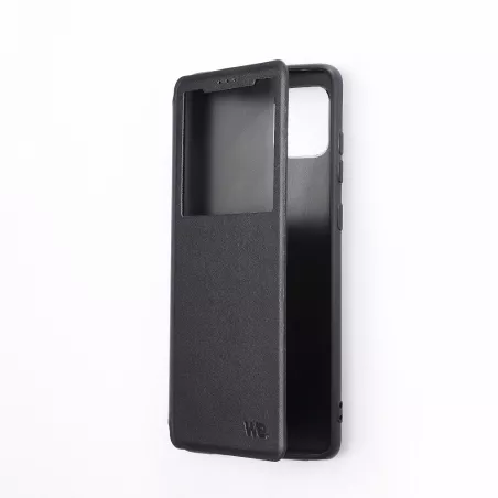 WE Etui folio CLASSIQUE SAMSUNG GALAXY A21S Noir