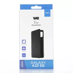 WE Etui folio CLASSIQUE SAMSUNG A22 5G Noir