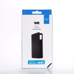 WE Etui folio CLASSIQUE SAMSUNG GALAXY A41 Noir